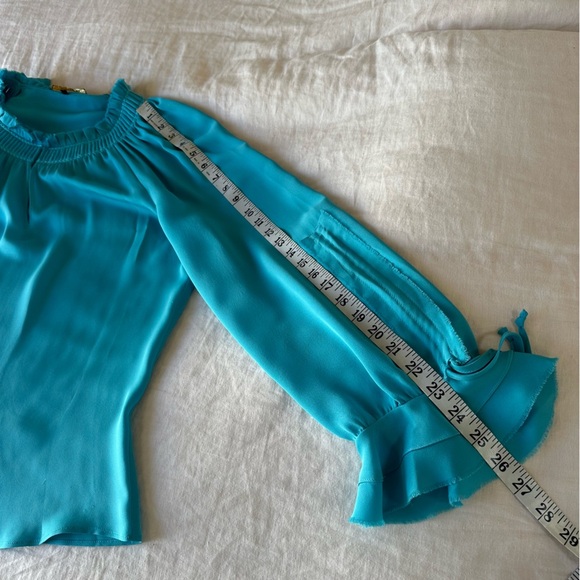 KOBI HALPERIN Silk Blouse Size Medium - Picture 9 of 9